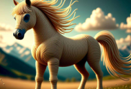 扭扭棒小马：鬃毛的飘逸感处理