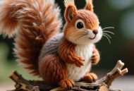 扭扭棒松鼠：大尾巴的蓬松感实现