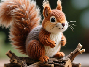 扭扭棒松鼠：大尾巴的蓬松感实现