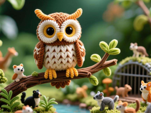 扭扭棒迷你动物园：场景组合设计