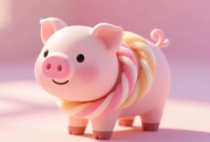 扭扭棒小猪：粉鼻子的立体塑形