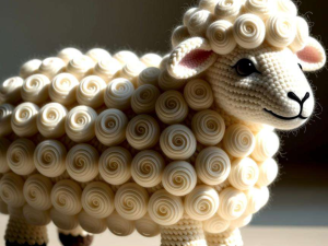 扭扭棒小羊：卷毛的层次感处理