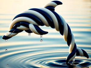 扭扭棒小海豚：流线型身体的弧度控制