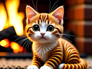 ‌扭扭棒小猫：圆脸大眼的可爱法则