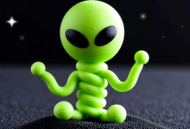 扭扭棒外星生物：异形触角的造型