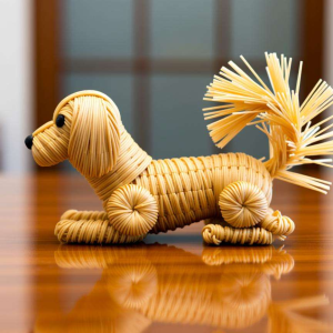 扭扭棒小狗：蓬松尾巴的编织秘诀