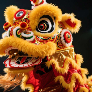 扭扭棒春节舞狮:动态造型的平衡