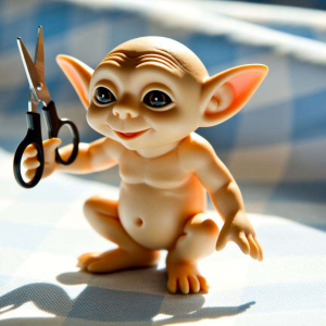 扭扭棒精灵:尖耳朵的立体剪裁