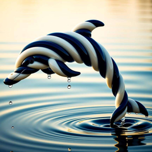 扭扭棒小海豚:流线型身体的弧度控制